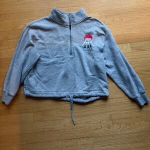 Team Olympic Heather Gray Fleece Pullover